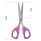 Ножницы металлические Maxwell S210472T Premium 175мм, универсальные Ножницы металлические Maxwell S210472T Premium 175мм, универсальные