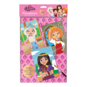 Рац-002 Раскраска в технике скетчинг "Царевны Аленка, Соня и Варя"