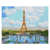 АМ-124 Алмазная мозаика Lori 40х50 "Эйфелевая башня"