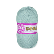 Dora (100% акрил) 100гр. 240м. №135 Бледно голубой