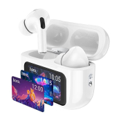 Наушники HOCO EW72 TWS Bluetooth 5.4, беспроводные, внутриканальные, с сенс.дисплеем, ANC, белые