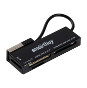 КартРидер SMARTBUY SBR-717-K, универсальный, чёрный