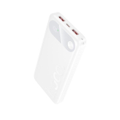 Пауэр банк HOCO J154, 10000mAh, 2 USB,  PD20W, с дисплеем, белый