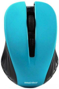 Мышь SMARTBUY SBM-340AG-CN, беспроводная, USB, 1600dpi, 4 кнопки, бирюза