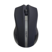 Мышь PERFEO Vertex, беспроводная, USB, 1000dpi, чёрно-серебряная (A4497)