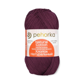 Хлопок натуральный (100% Хлопок) 100гр. 425м №191 ежевика