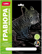 Гр-679 Гравюра Собаки "Французский бульдог" (голография)