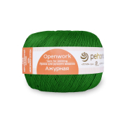 Ажурная (100% мерсеризованный хлопок) 50гр. 280м №480 яркая зелень