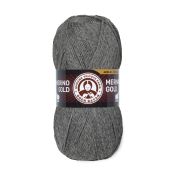 Merino Gold (49% шерсть меринос + 51% акрил) 100гр. 400м. №008 Угольно серый