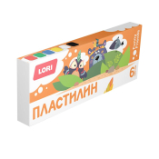 Плф-001 Пластилин Funny Friends, 6 цветов по 15 гр.