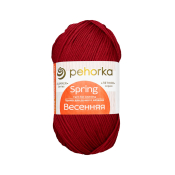 Весенняя (100% мерсеризованный хлопок) 100гр. 250м №006 красный