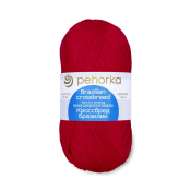 Кроссбред Бразилии (50% меринос + 50% акрил) 100гр. 500м №088 красный мак