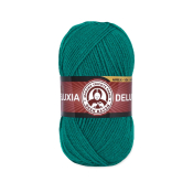 Deluxia (25% шерсть + 75% акрил) 100гр. 270м. №105 Хвойно зелёный