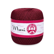 Maxi (100% хлопок) 100гр. 565м. №5522 Темно бордовый Maxi (100% хлопок) 100гр. 565м. №5522 Темно бордовый