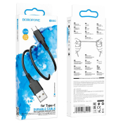 Кабель BOROFONE BX80 Type-C, 1,0м, чёрный