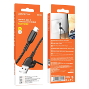 Кабель BOROFONE BX91 Type-C, 1,0м, чёрный