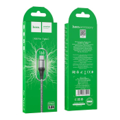 Кабель HOCO X50 Type-C, 1,0м, тканевый, серый