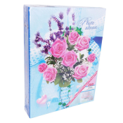 Фотоальбом на 200 фото 10х15, на заклепках (Цветы), Арт НН в ассорт.