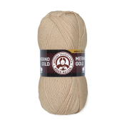 Merino Gold (49% шерсть меринос + 51% акрил) 100гр. 400м. №114 Светло бежевый