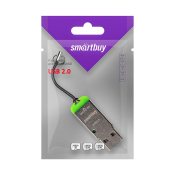 КартРидер SMARTBUY SBR-707-G для Micro SD, зелёный