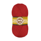 Star Lurex (94% акрил + 6% металлик) 100гр. 320м. №033-K Красный