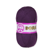 Dora (100% акрил) 100гр. 240м. №060 Темно фиолетовый