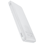 Пауэр банк HOCO J72 10000mAh, 2 USB/Type-C, белый