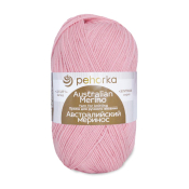 Австралийский меринос (95% меринос + 5% высокообъёмный акрил) 100гр. 400м №024 орхидея