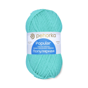 Популярная (50% шерсть + 50% высокообъёмный акрил) 100гр. 133м №073 айсберг