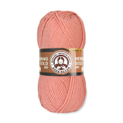 Merino Gold 200 (49% шерсть меринос + 51% акрил) 100гр. 200м. №121 Розовый тюльпан