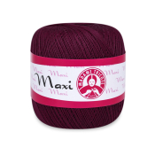 Maxi (100% хлопок) 100гр. 565м. №5537 Темно бордовый