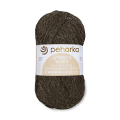 Овечья шерсть (100% шерсть) 100гр. 200м №251 коричневый