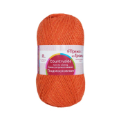Подмосковная  (50% шерсть + 50% акрил) 100гр. 250м. №0250 рябина