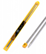 Спицы для вязания прямые Maxwell D=5,5мм, 35см (2 шт), металл