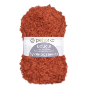 Буклированная (30% мохер + 20% шерсть + 50% акрил) 200гр. 220м №030 Св.Терракот