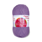 Шотландский твид (100% шерсть) 100гр. 360м. №1458 меланж фиалка