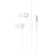Наушники BOROFONE BM95, внутриканальные, с микрофоном, серебро