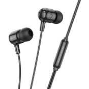 Наушники BOROFONE BM84, внутриканальные, с микрофоном, чёрные
