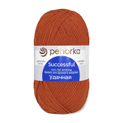 Удачная (50% шерсть + 50% акрил) 100гр. 250м №030 Св.Терракот Удачная (50% шерсть + 50% акрил) 100гр. 250м №030 Св.Терракот