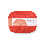 Цветное кружево (100% мерсеризованный хлопок) 50гр. 475м №396 настурция