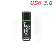 Флеш-карта SMARTBUY 128GB Glossy, USB 3.0, темно-серая