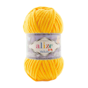 Velluto (100% микрополиэстер) 100г. 68м. №216 мимоза