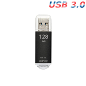 Флеш-карта SMARTBUY 128GB V-Cut, USB 3.0, черная