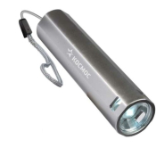 Фонарь Космос KOS116Lit 1св/д,(лит.аккум.1,2Ah),1W,80lm,линза,80м,Power bank1200A,USB, металл