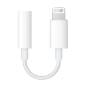 Переходник (Адаптер) Jack3,5 - Lightning, F-M, для наушников, (раб через Bluetooth), белый (JH-002)