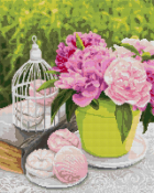 АМ-133 Алмазная мозаика Lori 40х50 "Сладости и пионы"