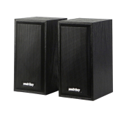 Колонки SMARTBUY SBA-101 ONE, 2x3W, USB, дерево, черные