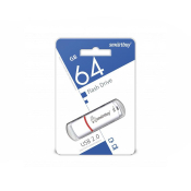 Флеш-карта SMARTBUY 64GB Crown, USB 2.0, белая