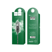 Кабель HOCO X14 MicroUSB, 1,0м, текстильный, чёрный