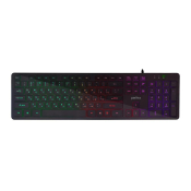 Клавиатура PERFEO PF-B4891 Bright, USB, с подсветкой, чёрная